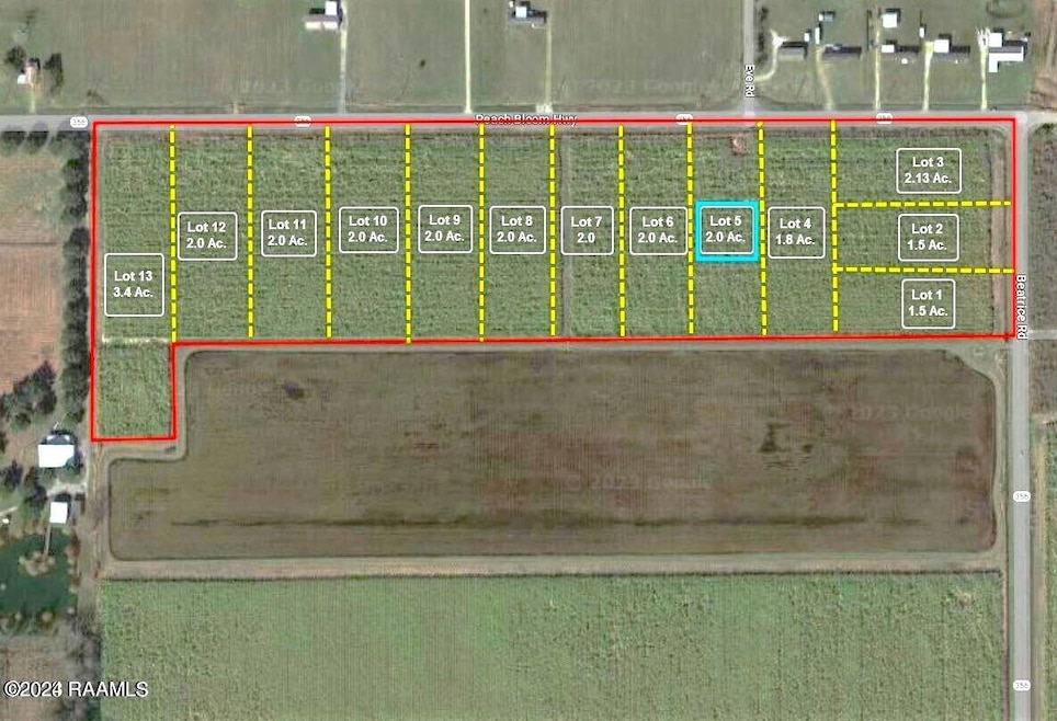 2700 Blk Peach Bloom Hwy unit Lot 5, Church Point, LA 70525 - photo 1