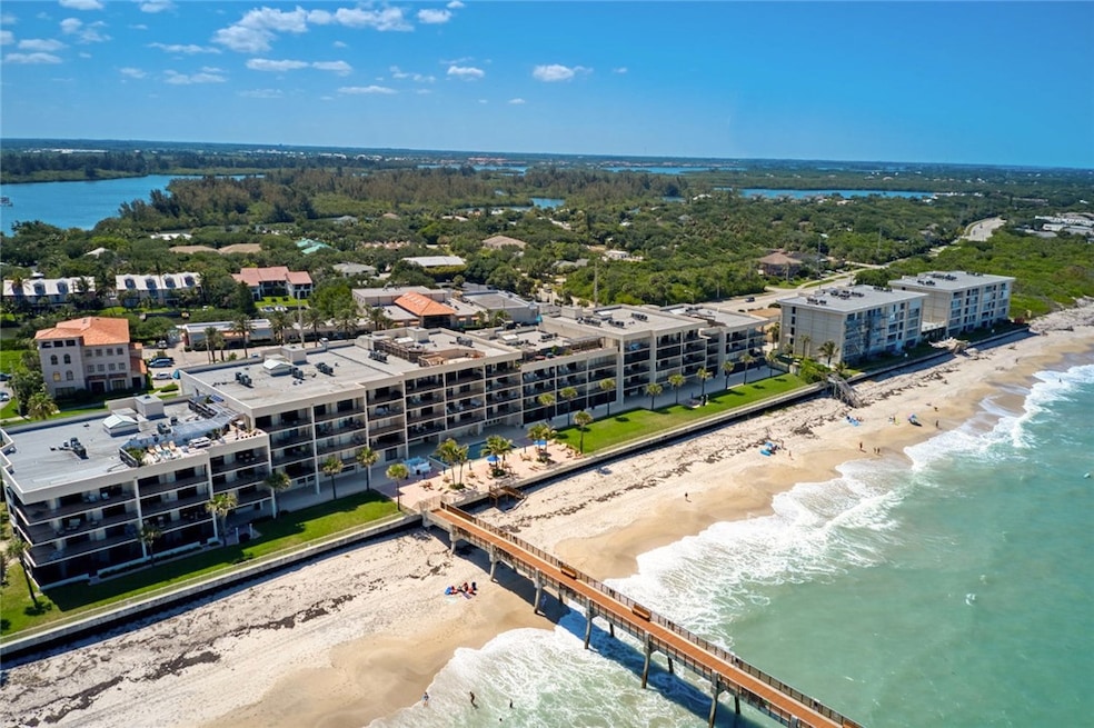 Building & Private Fishing Pier Aerial