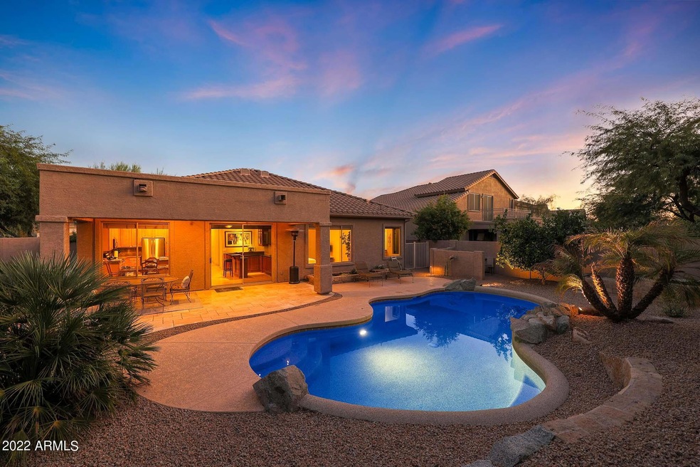 Secluded backyard
