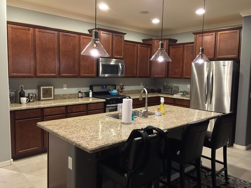 Kitchen after paint and crown