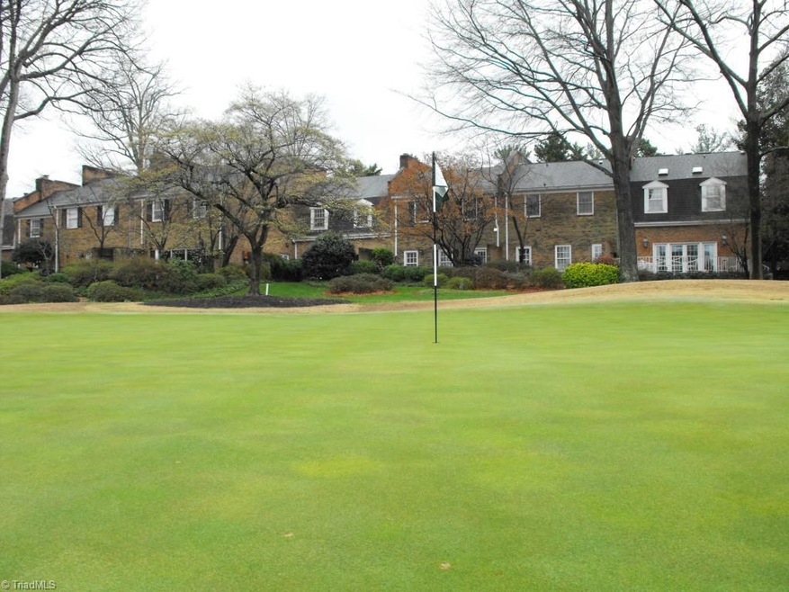 Amazing View of Greensboro Country Club's 6th Green from the Kitchen and Keeping Room.