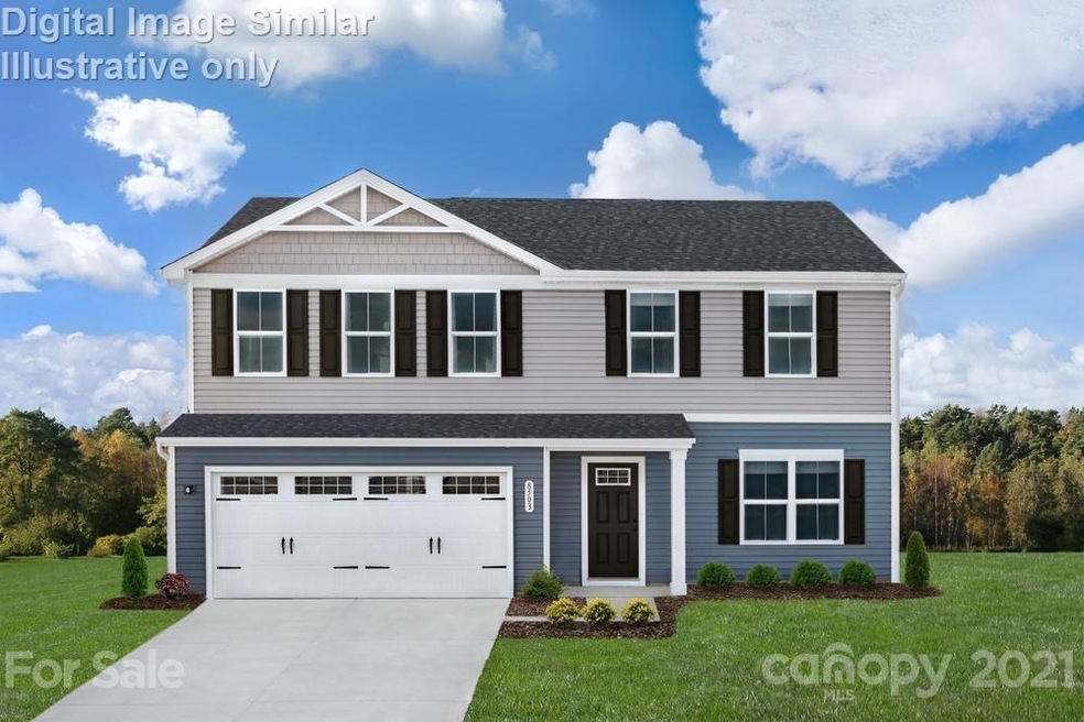 CEDAR ELEVATION A WITH PARTIAL FRONT PORCH - ILLUSTRATIVE PURPOSES ONLY - ELEVATIONS VARY. TO-BE-BUILT