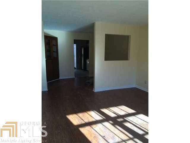 Living room and dining room
