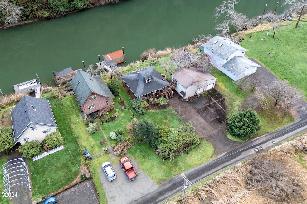 Aerial view of property