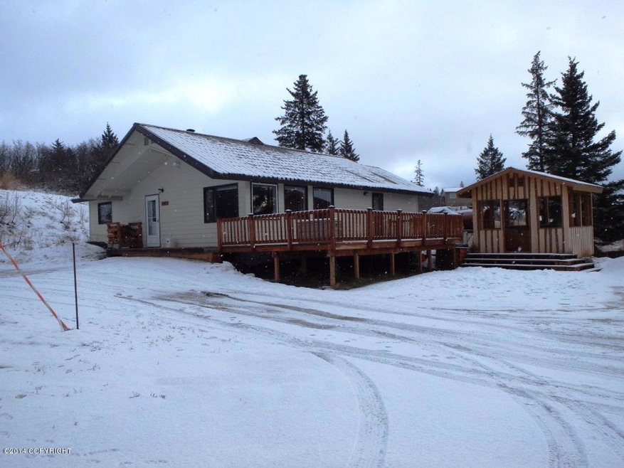 Big view facing deck and gazebo