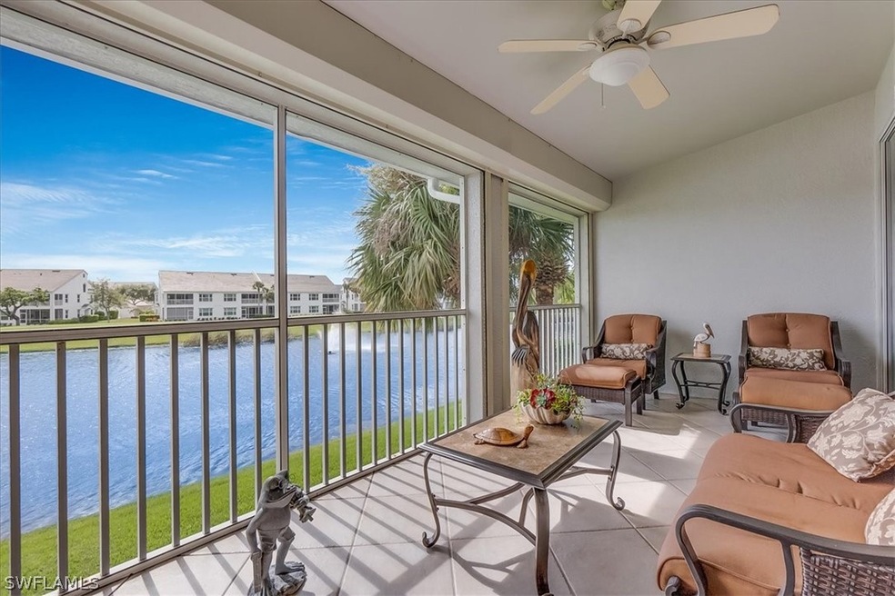 Peaceful water fountain lake view overlooking the