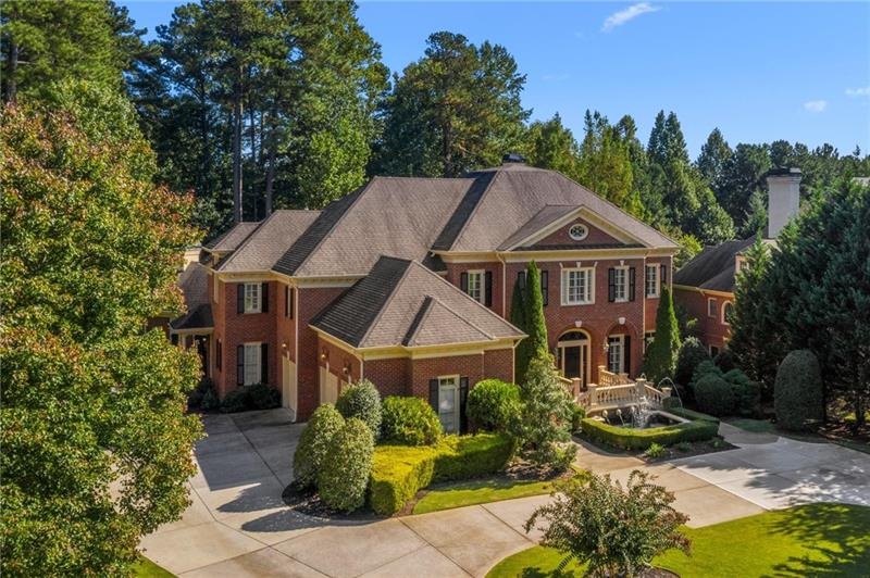 Gorgeous 4 sides brick home.