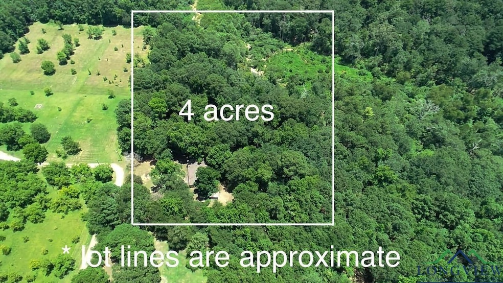 Aerial view of property's location featuring property boundaries highlighted