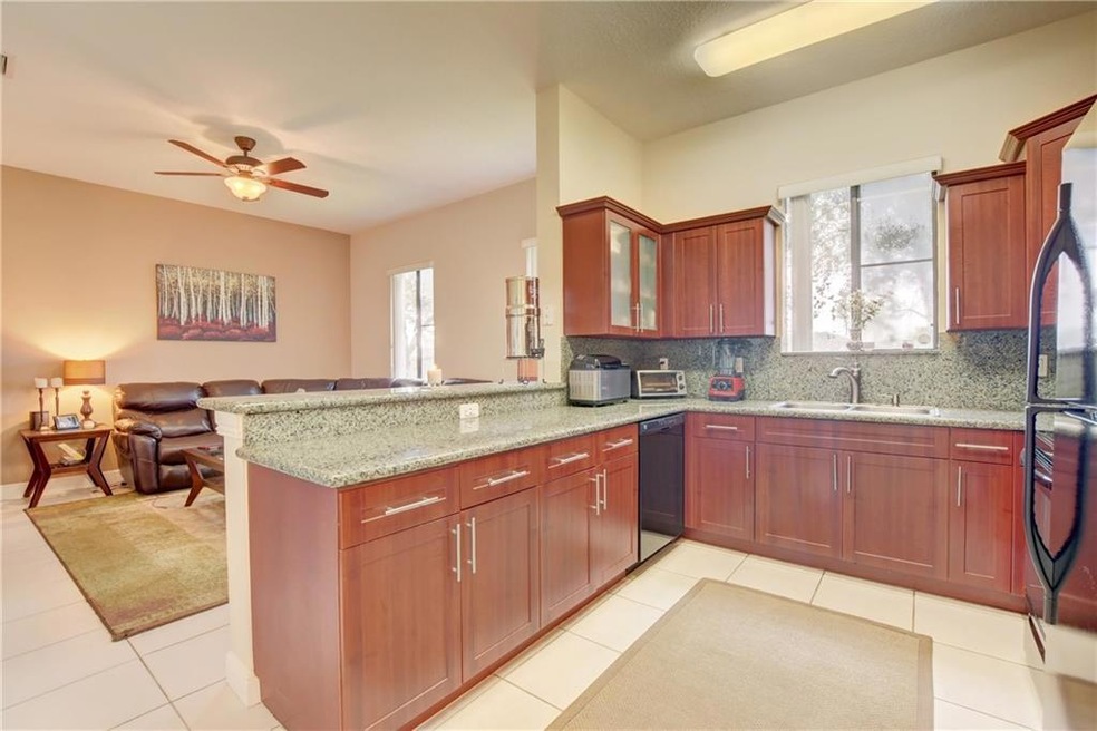 Kitchen with Granite Countertops