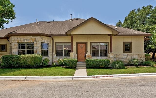 Beautiful, inviting exterior with rock and hardi s