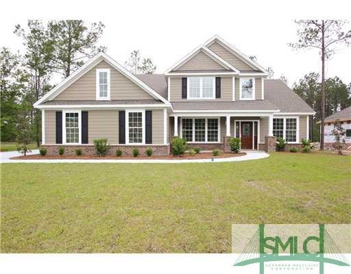Exterior Front. Must See finishes! Custom home in 