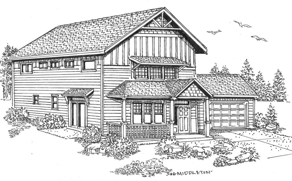 Rendering of house