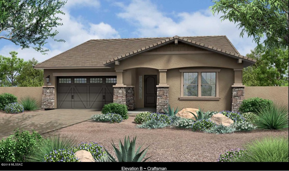 COV 1080 Elevation B - Craftsman