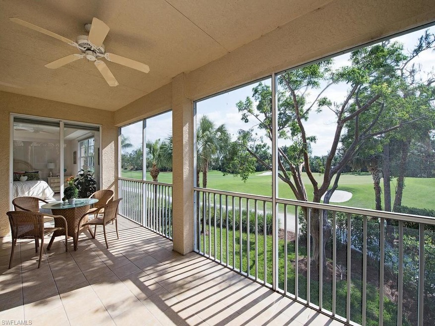 Large lanai & golf course views