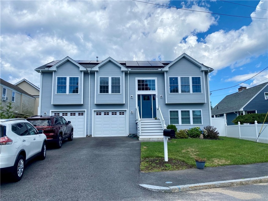 2 car garage, with driveway parking
