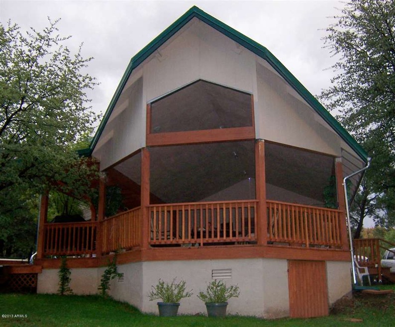 Huge covered porch