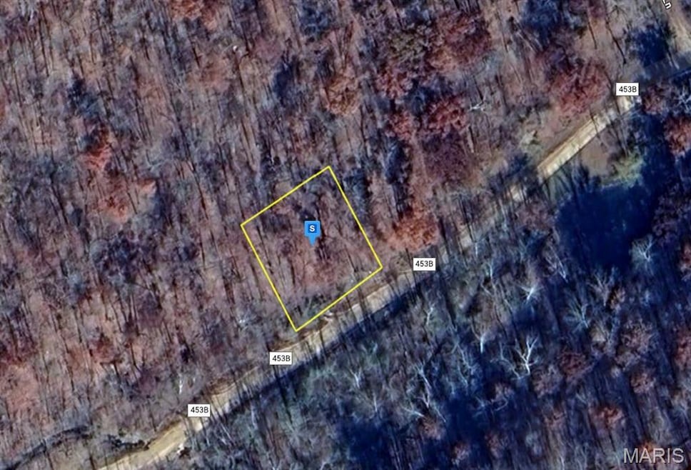 Map / location with property parcel outlined