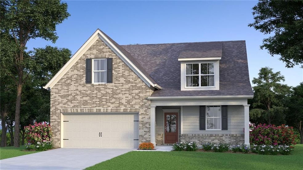 This is an illustration of the home being construc