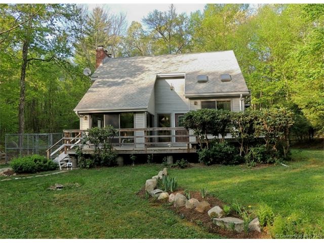 Located on 2.88 secluded acres abutting state fore