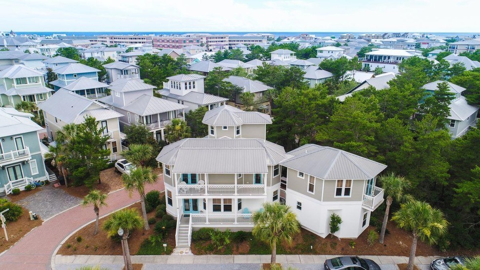 Aerial of the home