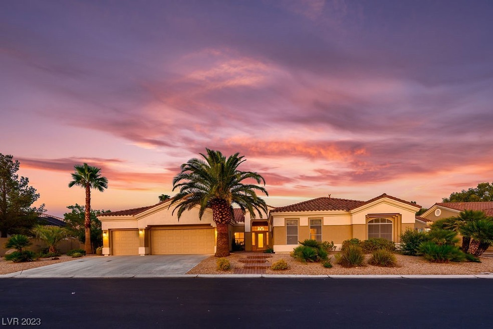 Front of property at Sunset