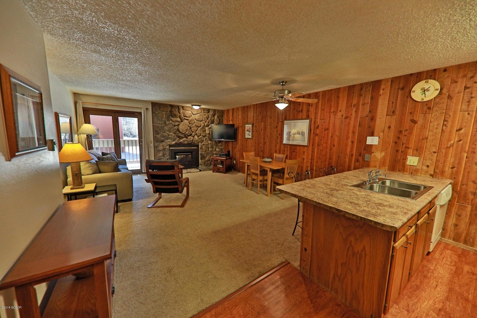 Kitchen towards living room