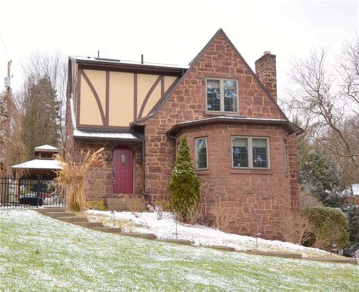 308 Bevington sits on a large corner lot in the he