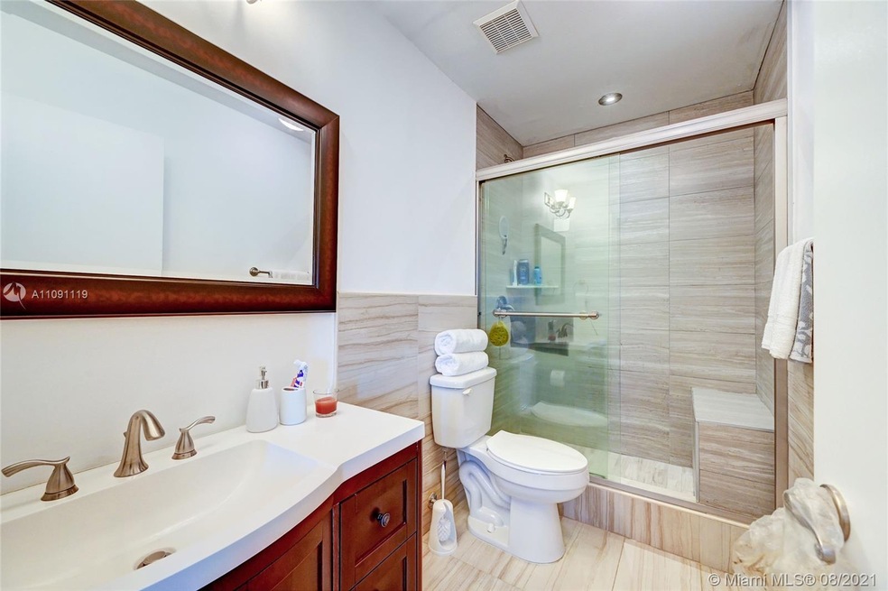 Upgraded Bathroom with sitting area.