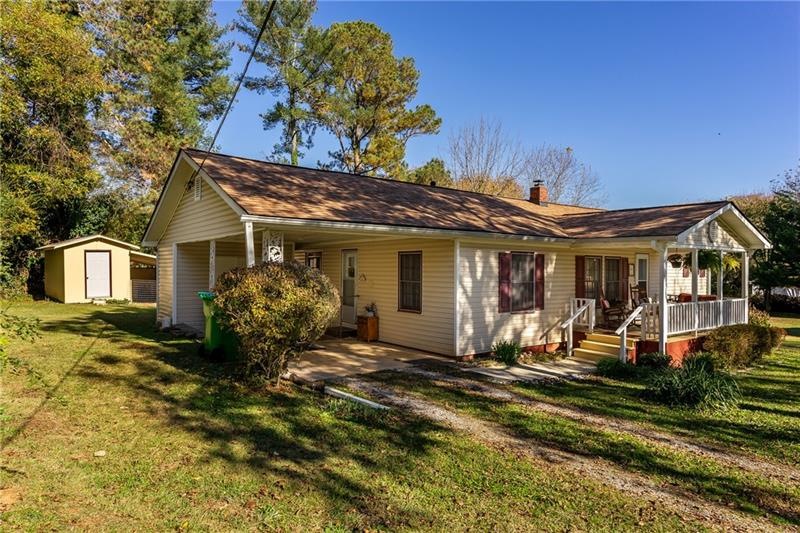 Ranch Style Home with Storage Shed