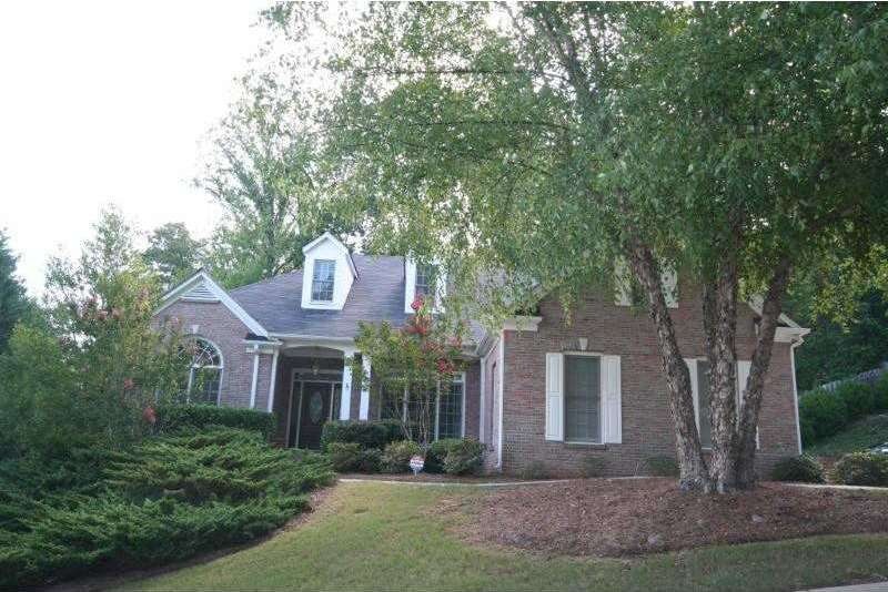 Exterior Front. Gorgeous 3 sided brick ranch with 