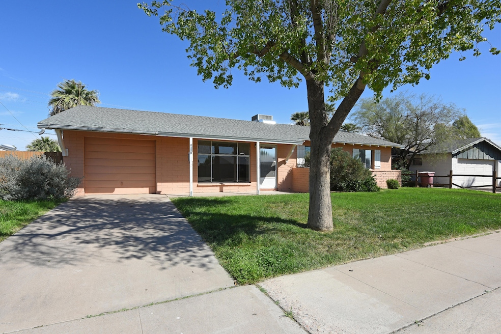 Front of home.