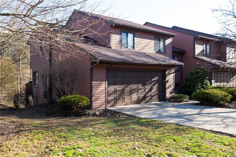 End unit with 2 car attached garage and plenty of 