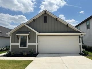 Craftsman inspired home featuring board and batte
