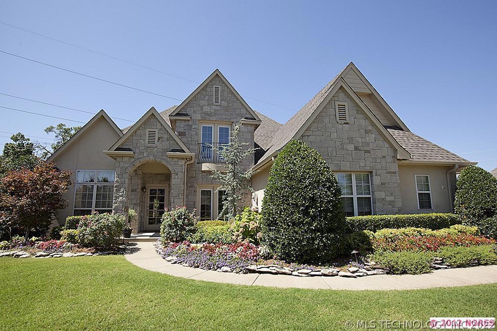 One owner Country French home in Jenks School Dist
