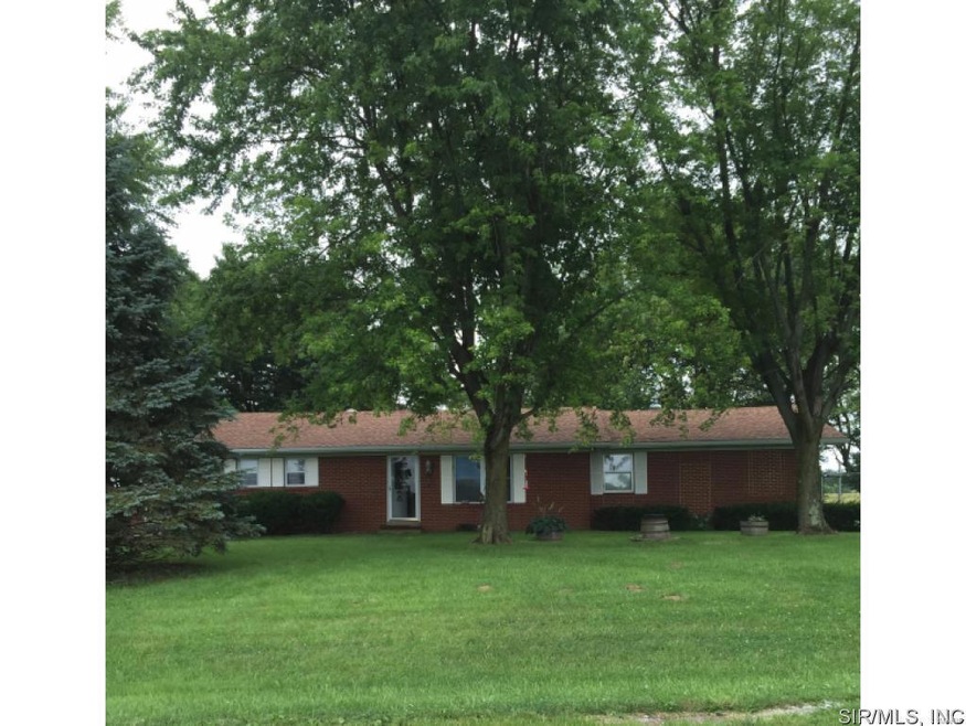 All Brick Ranch with Trees