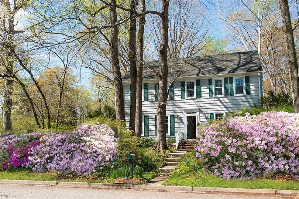 Spring  brings  out the beauty of the landscaping.