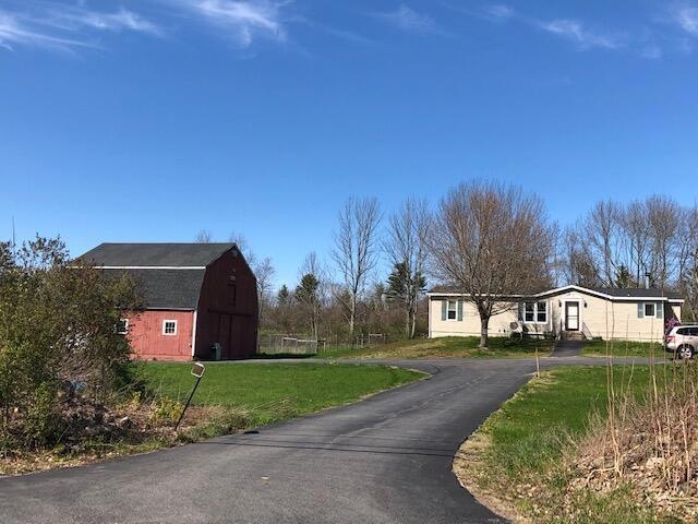 Front with barn