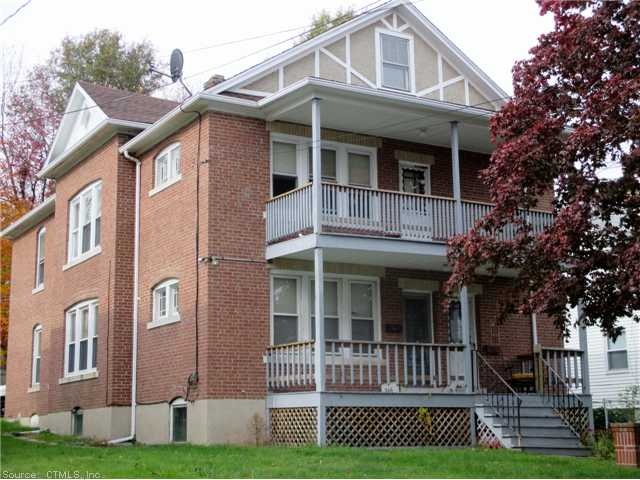 Exterior Front. Brick siding and front porches