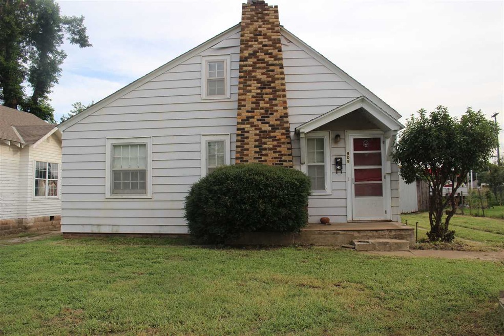 Front of home.