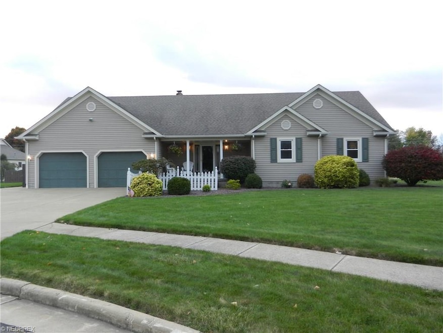 Full Ranch Style Home with almost an acre lot.  Cu