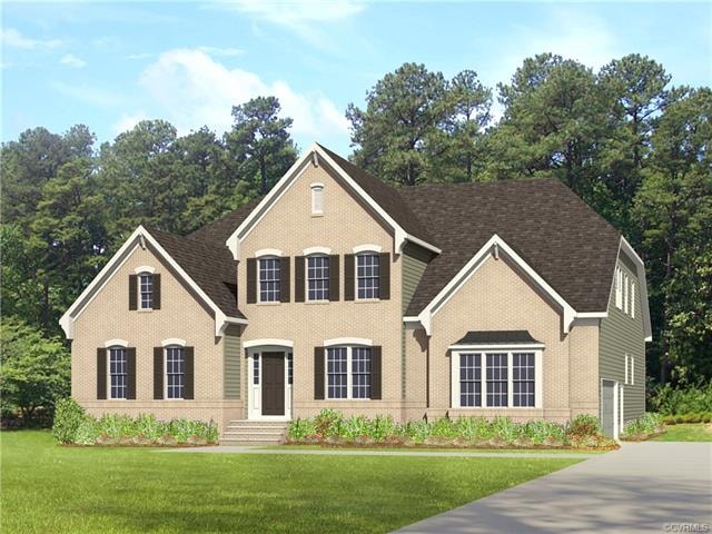 Rendering of the home being built on this home sit