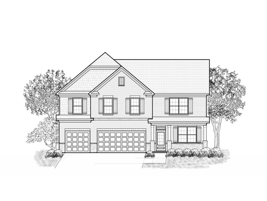 Black & White Rendering of Plan & Elevation.