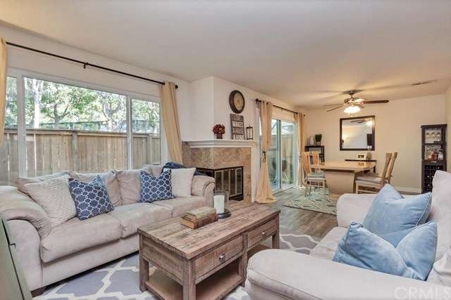 Wonderful open concept living room, open up to din