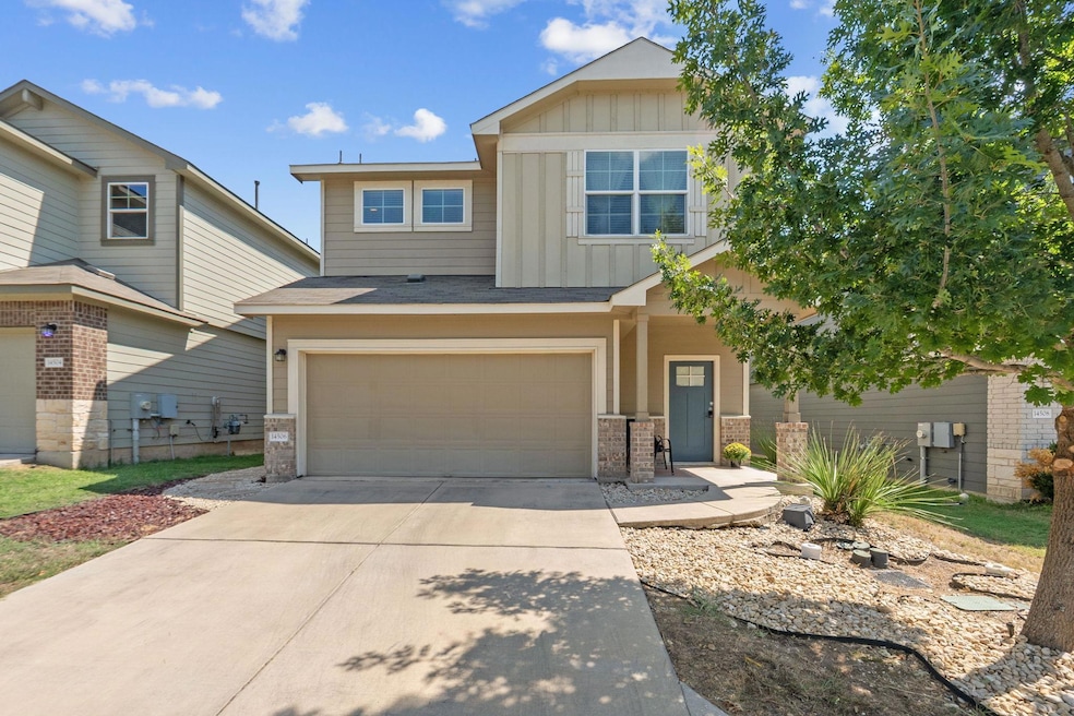 Craftsman-style home with board and batten siding