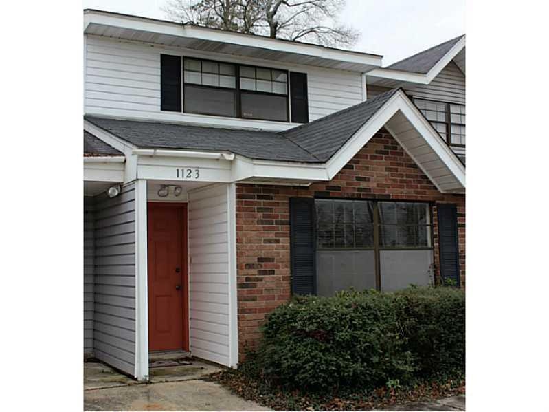Exterior Front. Front of Townhome