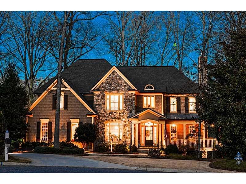 Exterior Front. Craftsman style home on a cul-de-s