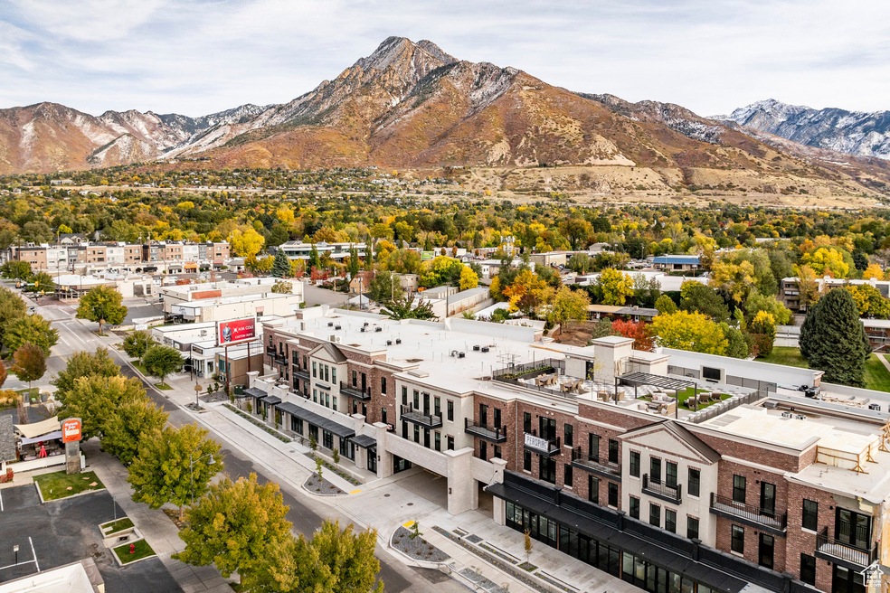 View of mountain background