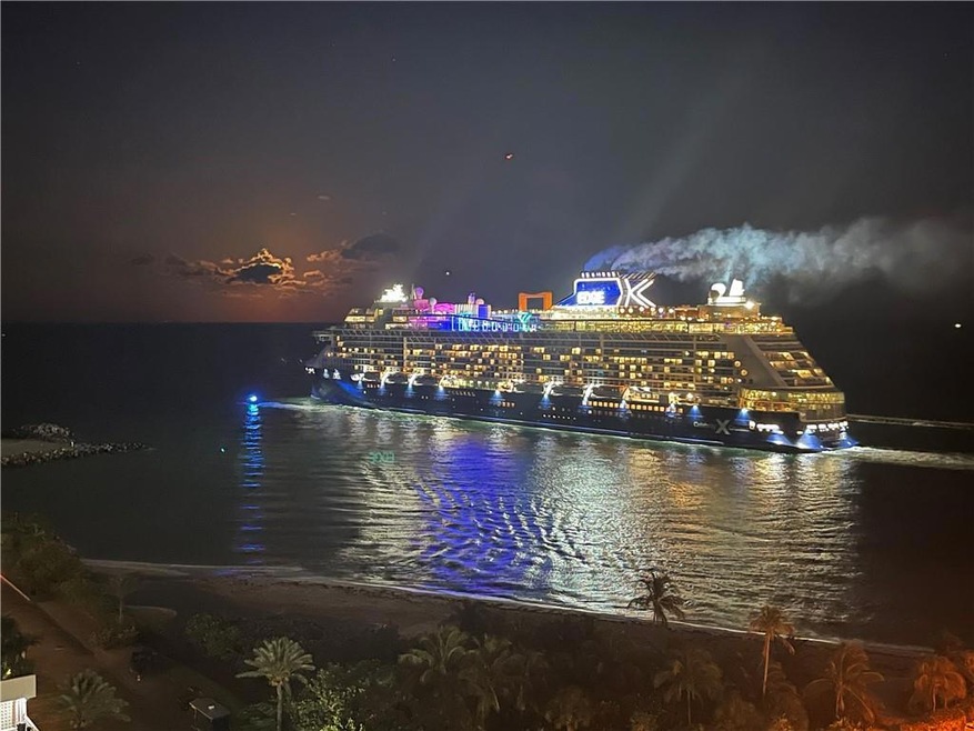 Constant parade of ships