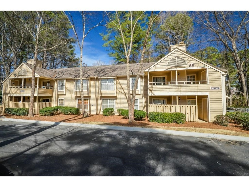 This 2BR/1 BA condo is on the ground floor of the 