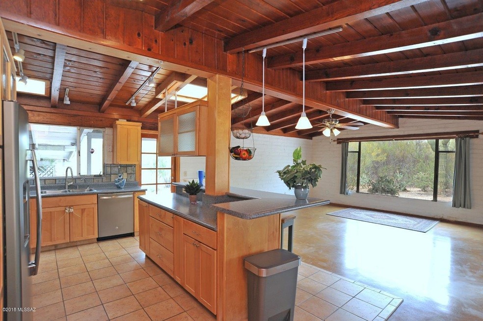 Concrete and tiled floors